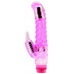 Vibrador 18 cm. Tornado Doble Estimulacion Rosado. - Imagen 2