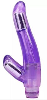 Vibrador 18 cm. Tornado Doble Estimulacion Purpura. - Imagen 2