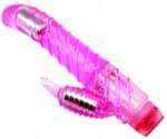 Vibrador 18 cm. Tornado Doble Estimulacion Rosado. - Imagen 3