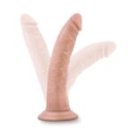 Consolador 19 cm. con Succion - "Dr. Skin" - Basic - Vainilla. - Imagen 2
