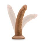 Consolador 19 cm. con Succion - "Dr. Skin" - Bronceado. - Imagen 2