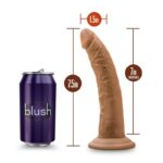 Consolador 19 cm. con Succion - "Dr. Skin" - Bronceado. - Imagen 5
