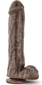 Consolador 29 cm. con Succión Dr. Skin - Mr Savage. Chocolate - Imagen 2