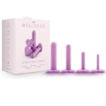 Kit dilatador Vaginal en Silicona Wellness Morado. - Imagen 2