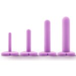 Kit dilatador Vaginal en Silicona Wellness Morado.