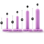Kit dilatador Vaginal en Silicona Wellness Morado. - Imagen 3