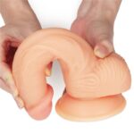 Consolador 20 cm Ultra Realista con Testículos - Piel. - Imagen 9