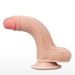Consolador Lovetoy 17.5 cm Deslizante Doble Capa de Piel. - Imagen 2