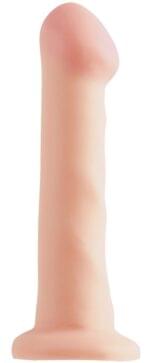 Consolador 17 cm. Basix Con Succion Piel. - Imagen 2