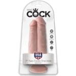 Consolador 21 cm King Cock Color Piel.