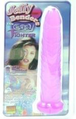 Consolador 16.5 cm. Jelly Bender 6 " Color Morado