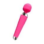 Masajeador 26 cm. Recargable Tipo Microfono Rosado.