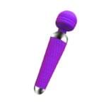 Masajeador 26 cm. Recargable Tipo Microfono Morado.