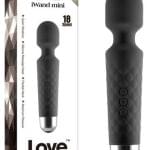 Mini Masajeador 20 cm. Recargable Iwand Negro.