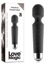 Mini Masajeador 20 cm. Recargable Iwand Negro.