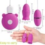 Huevo Vibrador y Estimulador de Clitoris Multifuncional. - Imagen 6
