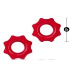 Duo de Anillos Nutz Color Rojo. - Imagen 2