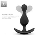Plug anal 11 cm "Luxe - Explore" - Negro - Imagen 3