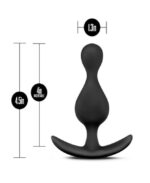 Plug anal 11 cm "Luxe - Explore" - Negro - Imagen 5