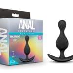 Plug anal 11.5 cm "Adventures Wave" - Negro