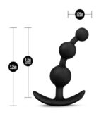 Plug anal 13 cm "Luxe - Be Me 3" - Negro - Imagen 4