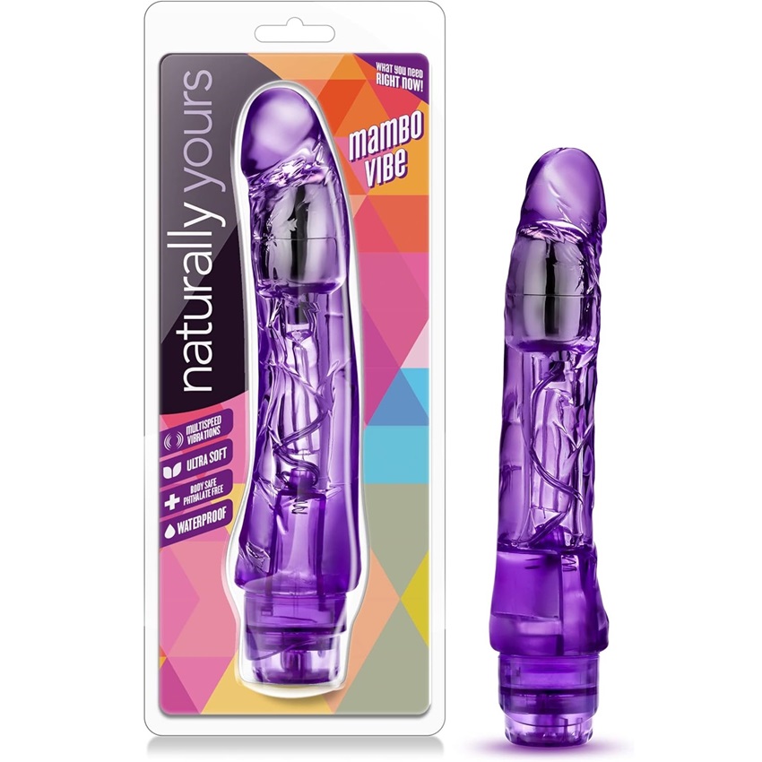 BL-12011-1 Vibrador Multivelocidad 21 cm. - "Mambo" - Morado - Imagen 1