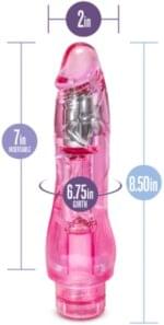 Vibrador 19 cm. - Fantasy Naturally- Rosado - Imagen 4