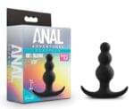 Plug Anal Negro Con Bolas 7.6 cm Adventures Platinum - Imagen 5