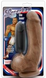 Vibrador 23 cm. Loverboy Realista - Tennis Champ - Mocha.
