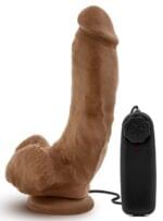 Vibrador 23 cm. Loverboy Realista - Tennis Champ - Mocha. - Imagen 2
