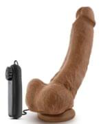 Vibrador 23 cm. Loverboy Realista - Tennis Champ - Mocha. - Imagen 5