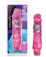 Vibrador 21 cm. -Naturally Yours- Paseo Salvaje. Rosado
