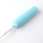 Bala Vibradora 7.5 cm. Maia Recargable Azul Turquesa. - Imagen 4