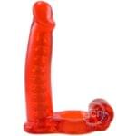 Anillo 16 cm. Doble Estimulación Anal y Clitorial Cock Ring. - Imagen 2