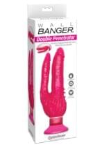 Vibrador 19 cm. Doble Penetración Wall Banger.