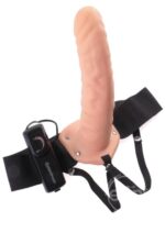 Arnés 20 cm. con Vibrador y Orificio Color Piel. - Imagen 2