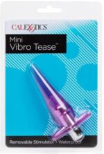 Acostumbrador Anal 9 cm. Con Vibracion - Morado