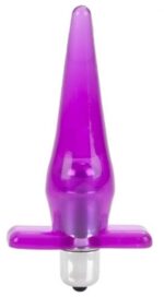 Acostumbrador Anal 9 cm. Con Vibracion - Morado - Imagen 2