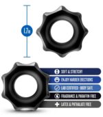 Kit de AnilloS Nutz Color Negro. - Imagen 2