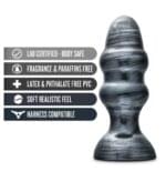 Plug anal Jet Stealth 16.5 cm. Carbón Metálico Negro - Imagen 2