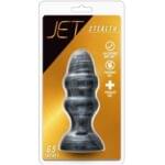 Plug anal Jet Stealth 16.5 cm. Carbón Metálico Negro