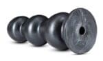 Plug anal 25 cm. Enorme- Jet - Fierce - Metallic - Black - Imagen 5