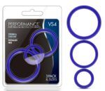 Set de 3 Anillos Retardantes "Performance" - Azul. - Imagen 5