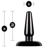 Kit de 3 Plugs Anales " Adventures" - Negro - Imagen 3