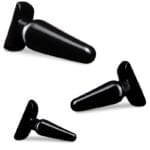 Kit de 3 Plugs Anales " Adventures" - Negro - Imagen 6