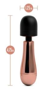 Masajeador 14 cm. Oro Rosa Lush Chloe Recargable. - Imagen 4