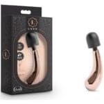 Masajeador Curvo 14 cm. Recargable de lujo Oro Rosa Lush Callie. - Imagen 5