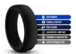 Anillo Performance Silicona Go Pro Cock Ring - Negro. - Imagen 4
