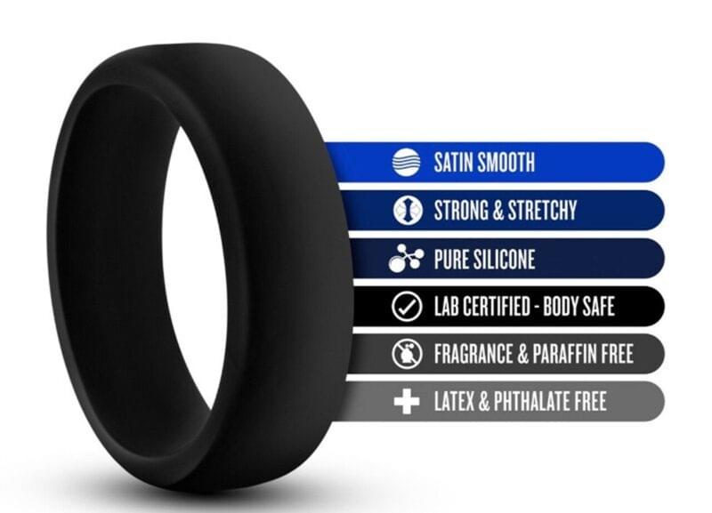 Anillo Performance Silicona Go Pro Cock Ring - Negro. - Imagen 4