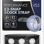 Anillo Performance - VS5 - de Silicona con 3 Broches - Negro